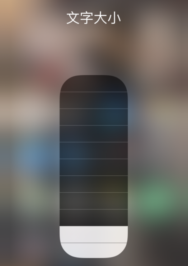 陕州苹果手机维修分享小技巧：在 iPhone 控制中心快速调节字体大小 