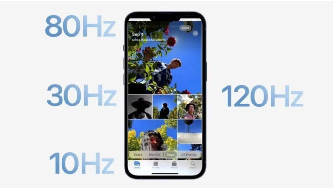 陕州苹果14维修分享iPhone 14有高刷吗 