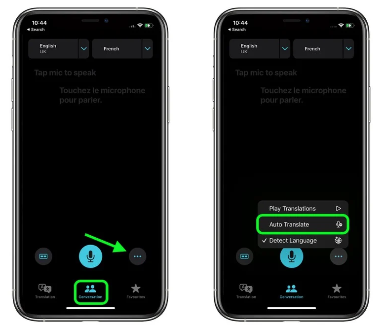 陕州苹果手机维修分享iOS 15 “翻译” App 新改进 
