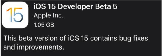 陕州苹果手机维修分享如何升级到iOS15.0 beta5 